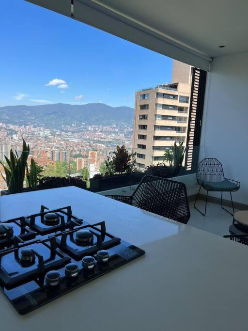 Apartamento De Lujo Con La Mejor Vista De Medellin Apartment ภายนอก รูปภาพ